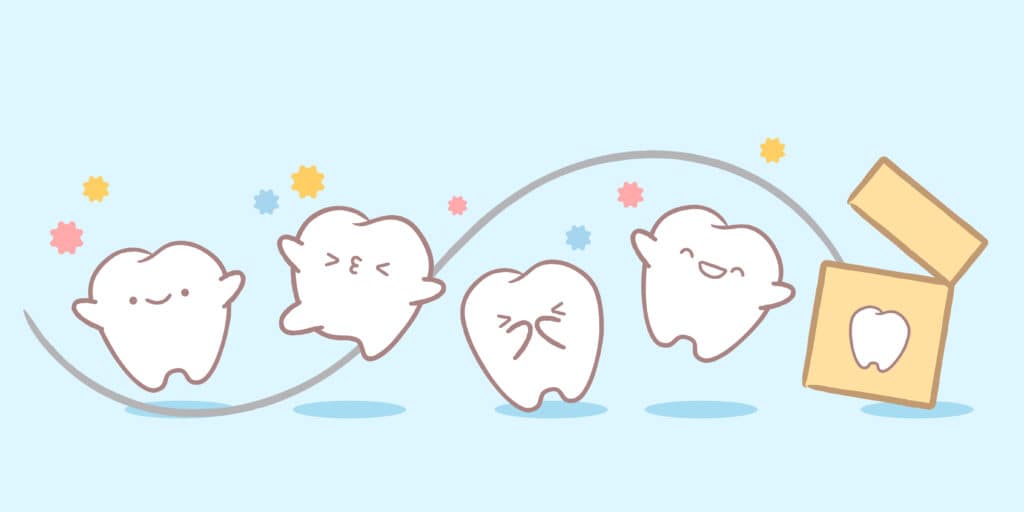 Floss keeps the sparkle in your smile!